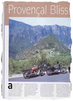 Motorcycle Sport & Leisure August 2003 page 1