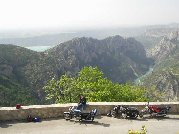 The dizzying heights of the Gorges du Verdon