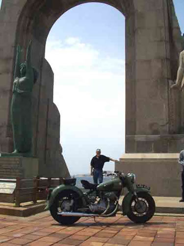 Sunbeam at Marseille Corniche