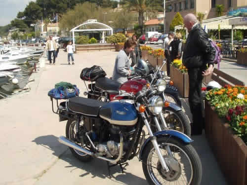 Seaside village on the Cote Bleue tour
