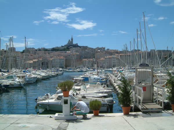 The magnificent 'Vieux Port' or 'Old Port' of Marseille