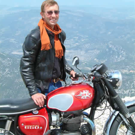 Neil Thomas - proprietor of Classic Bike Provence
